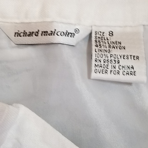 Richard Malcom White Embroidered Skirt - Picture 3 of 3